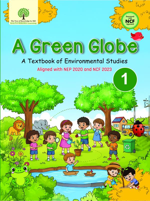 A Green Globe for Class 1 (EVS) Textbook Cover
